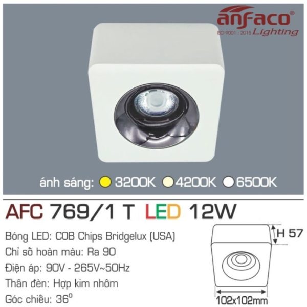 AFC 769T/1 LED 12W 4