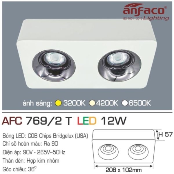 AFC 769T/2 LED 12W 4