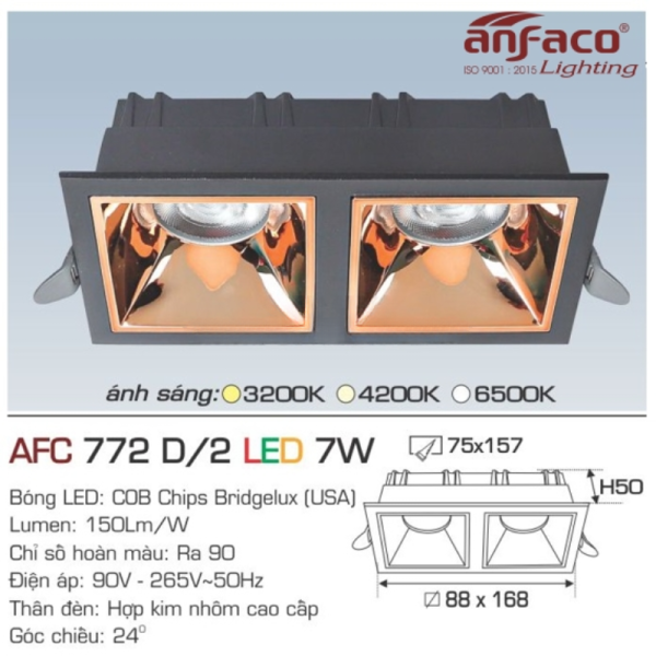 AFC 772 D/2 LED 7W 4