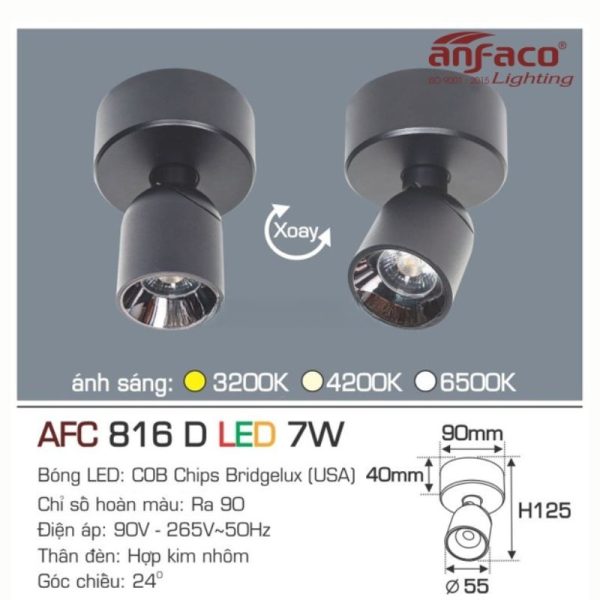 AFC 816 D LED 7W ĐẾ NGỒI 4