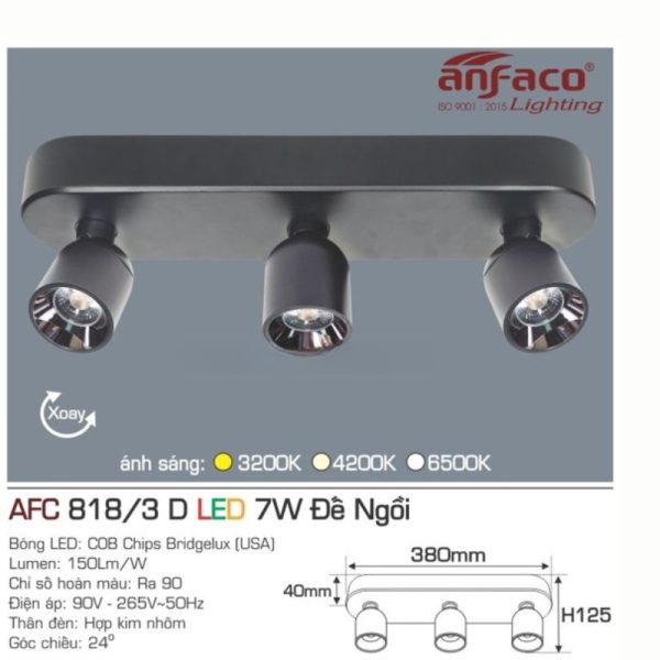 AFC 818 D/3 LED 7W - ĐẾ NGỒI 4