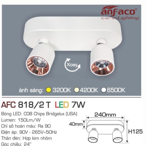 AFC 818 T/2 LED 7W - ĐẾ NGỒI 4