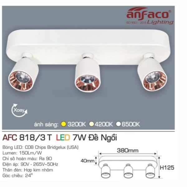 AFC 818 T/3 LED 7W - ĐẾ NGỒI 4
