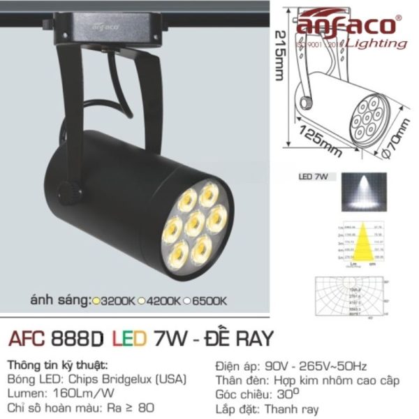 AFC 888 D LED 7W - ĐẾ RAY 4