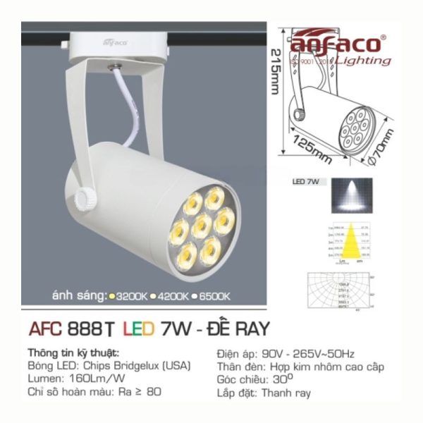 AFC 888 T LED 7W - ĐẾ RAY 4