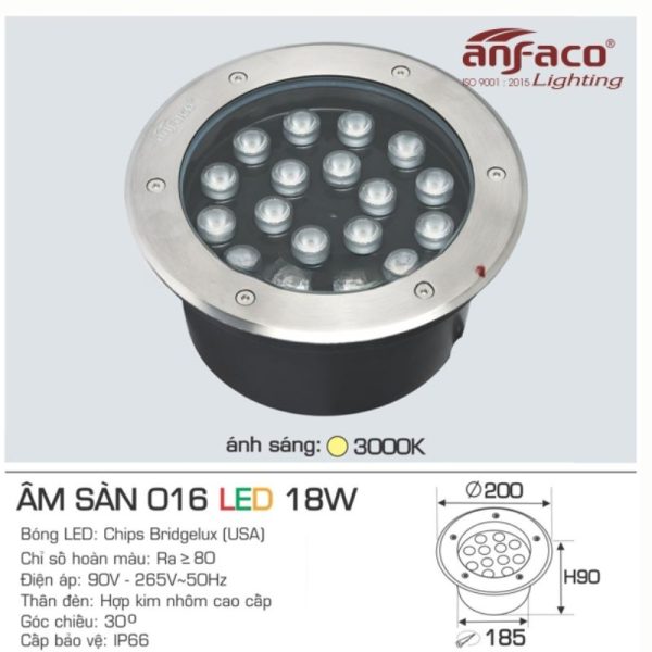 AFC ÂM SÀN 016 LED 18W 4