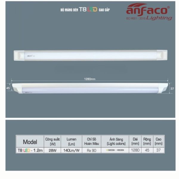 AFC MÁNG T8 LED 28W 3