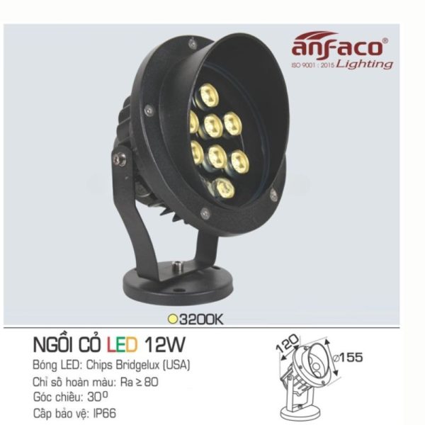 AFC NGỒI CỎ LED 12W 4