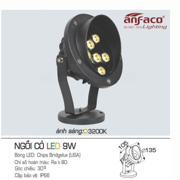 AFC NGỒI CỎ LED 9W 4