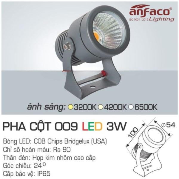AFC PHA CỘT 009 LED 3W 4
