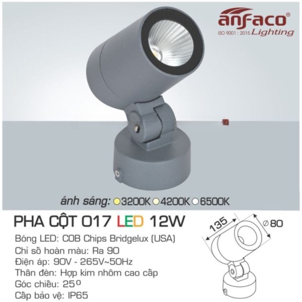 AFC PHA CỘT 017 LED 12W 4