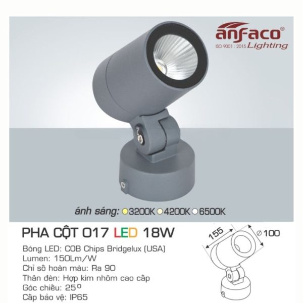 AFC PHA CỘT 017 LED 18W 4