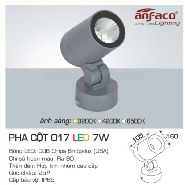 AFC PHA CỘT 017 LED 7W 4