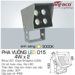 AFC PHA VUÔNG LED 015 -4W x 2 12