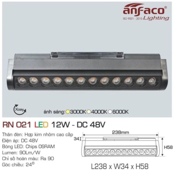 AFC RN 021 LED 12W - DC 48V 4