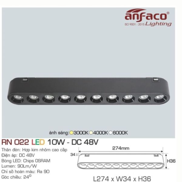 AFC RN 022 LED 10W - DC 48V 4