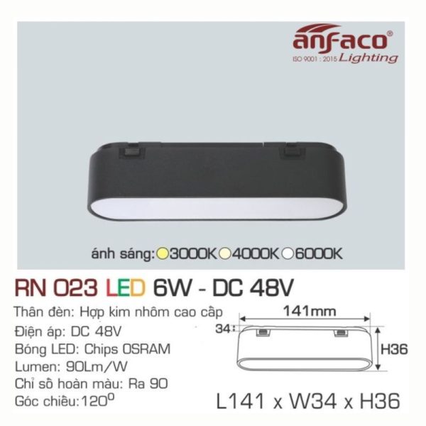 AFC RN 023 LED 6W - DC 48V 4