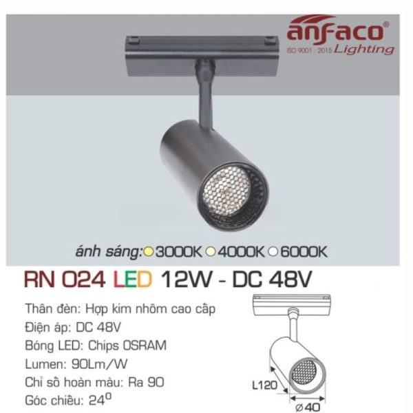AFC RN 024 LED 12W - DC 48V 4