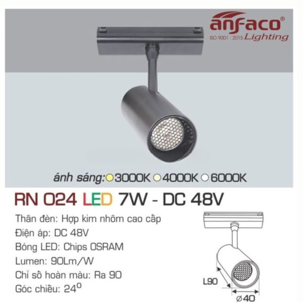 AFC RN 024 LED 7W - DC 48V 4