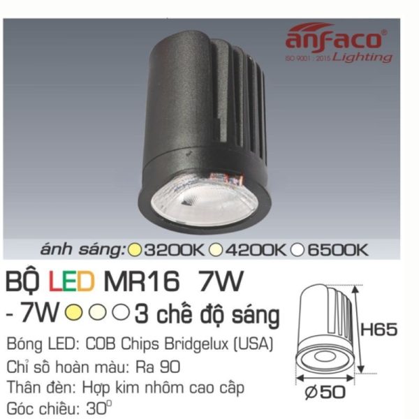 BỘ LED MR16 7W 4