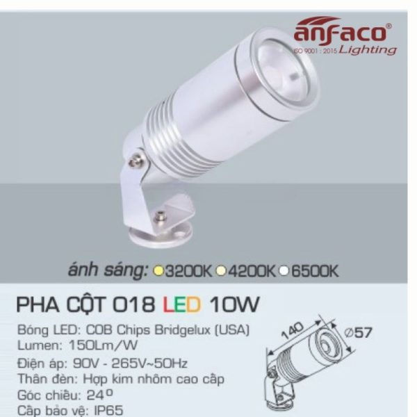 PHA CỘT 018 LED 10W 4