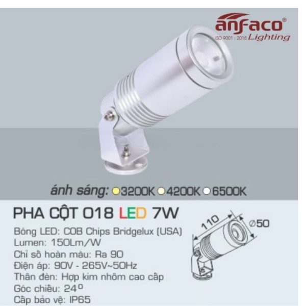 PHA CỘT 018 LED 7W 4