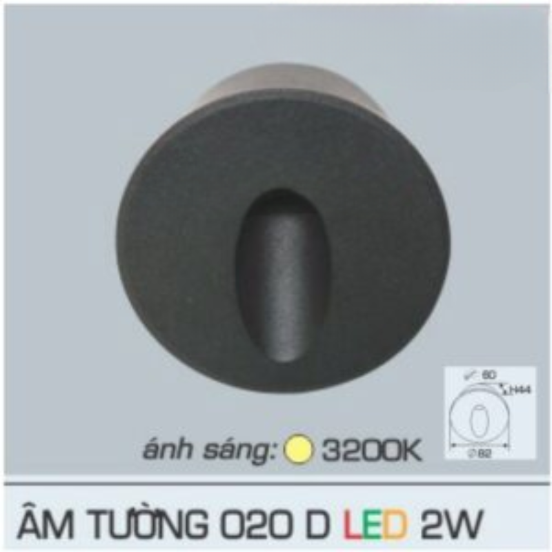 1 AFC ÂM TƯỜNG 020 D LED 2W 3