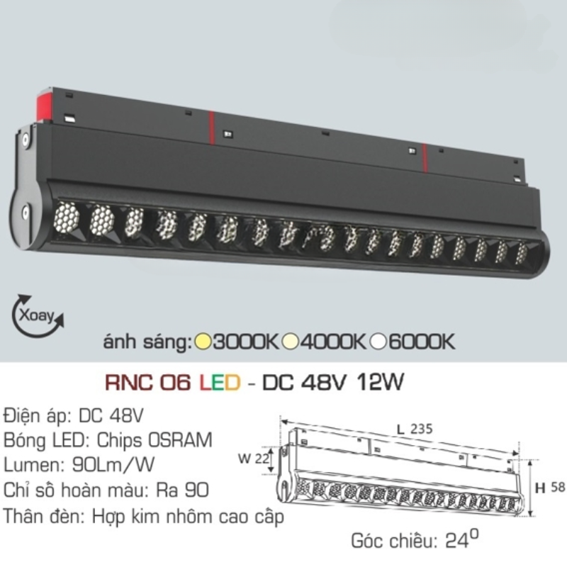 237 AFC RNC 06 LED 18W - DC 48V 4