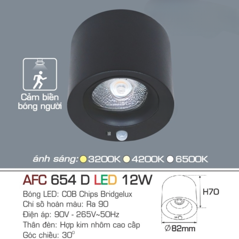 241 AFC 654 D LED 12W 3
