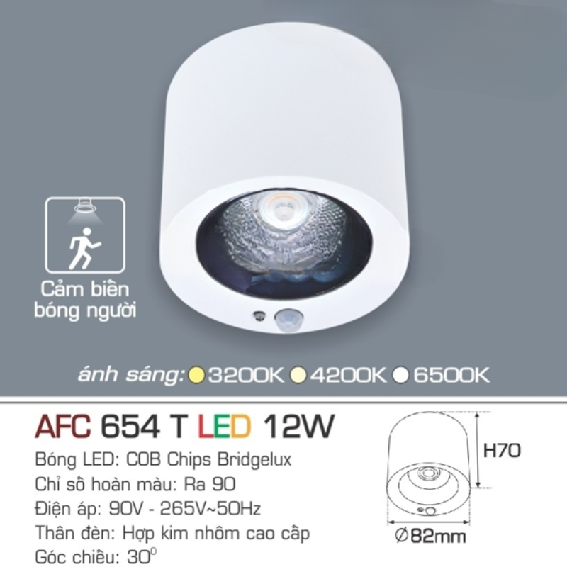 249 AFC 654 T LED 12W 4