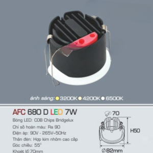 AFC 680 D LED 7W 11 AFC 680 D LED 7W 22