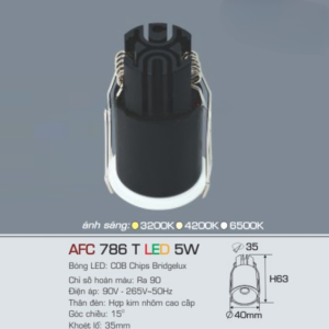 AFC 786 T LED 5W 16 AFC 786 T LED 5W 32