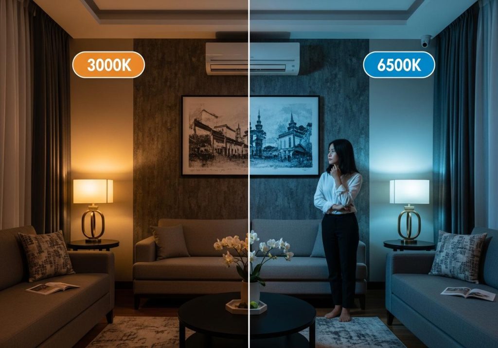 ánh sáng 10000k là gì