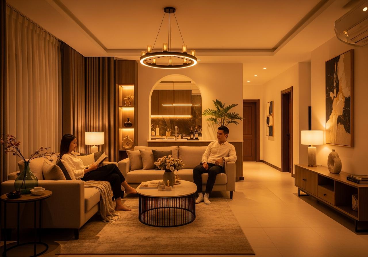 II. Lợi Ích Vàng Của Ánh Sáng 2700K Đối Với Sức Khỏe và Nội Thất