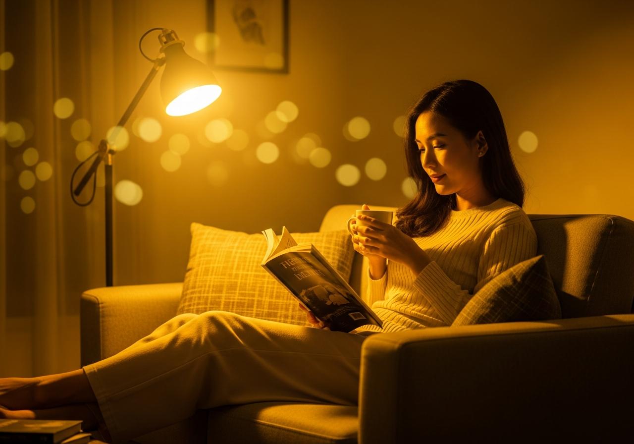 Tại sao bạn nên ưu tiên sử dụng ánh sáng vàng?