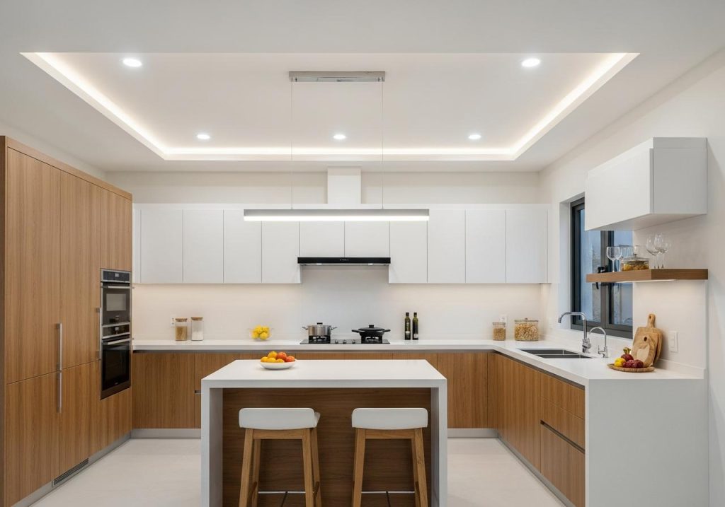 Cách Tính Số Lượng đèn Led âm Trần Cho Phòng Bếp