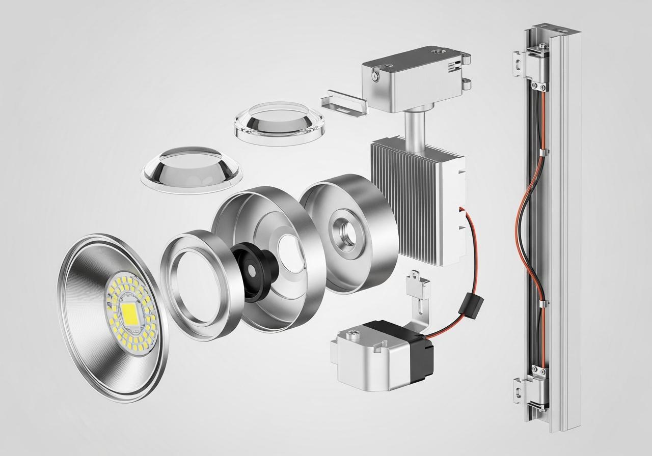 Cấu Tạo đèn Rọi Ray Led - Cấu Tạo Thanh Ray đèn Rọi Bạn Nên Biết 2 Cấu Tạo đèn Rọi Ray Led - Cấu Tạo Thanh Ray đèn Rọi Bạn Nên Biết