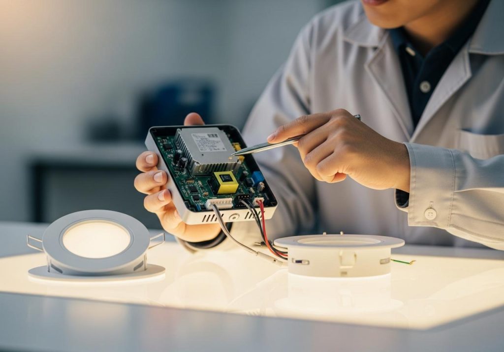 Cấu Tạo Diver (nguồn) đèn Led âm Trần Bạn Nên Biết 4 Cấu Tạo Diver (nguồn) đèn Led âm Trần Bạn Nên Biết