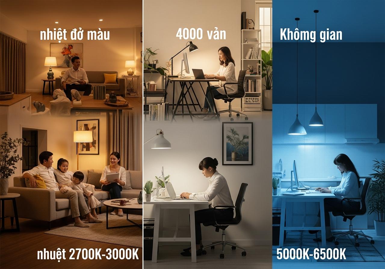CCT Là Gì Trên Đèn Led? Giải Thích Ý Nghĩa Và Cách Chọn Ánh Sáng Phù Hợp