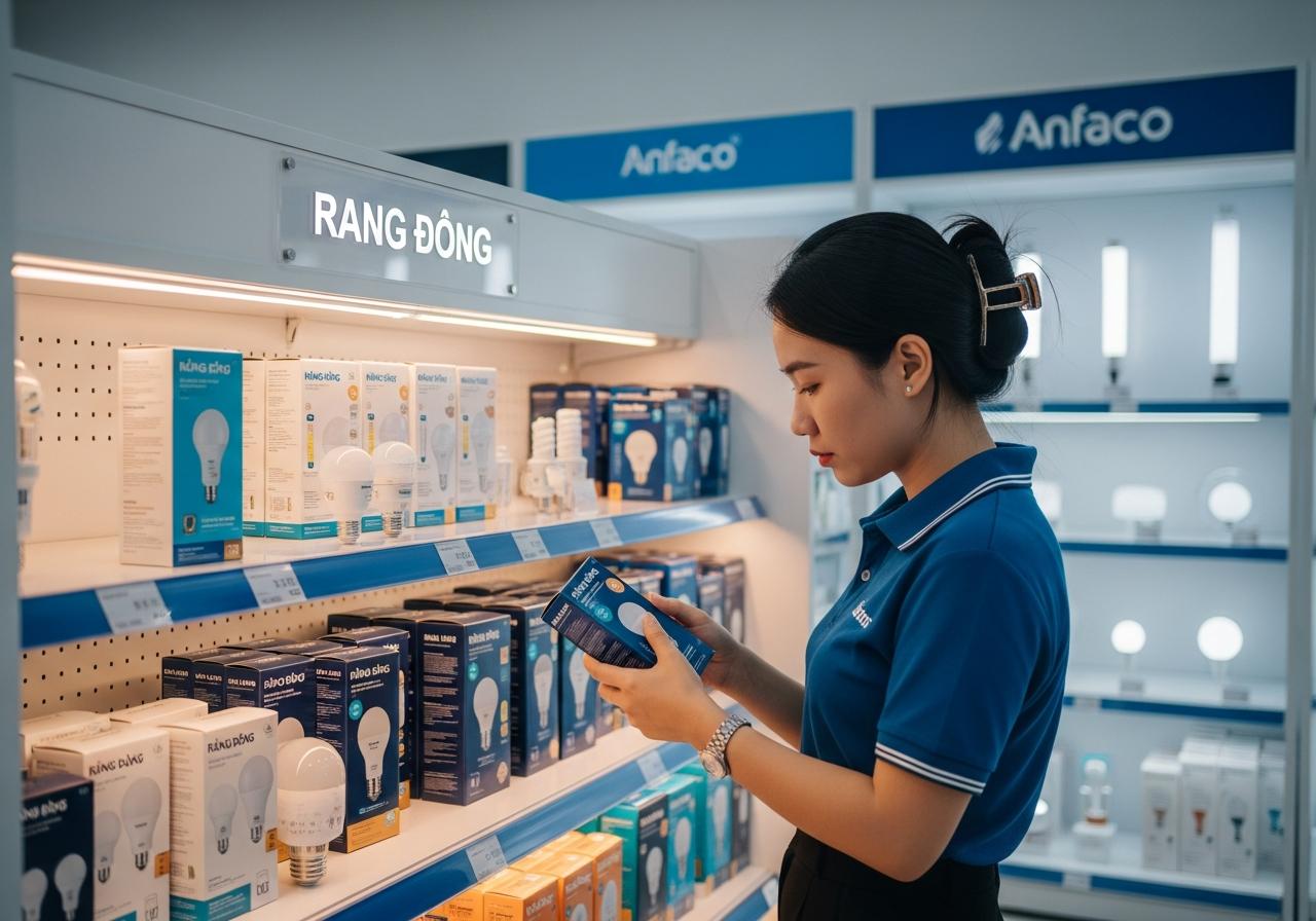 Phân tích thực tế: Đèn LED Anfaco vs Đèn LED Rạng Đông