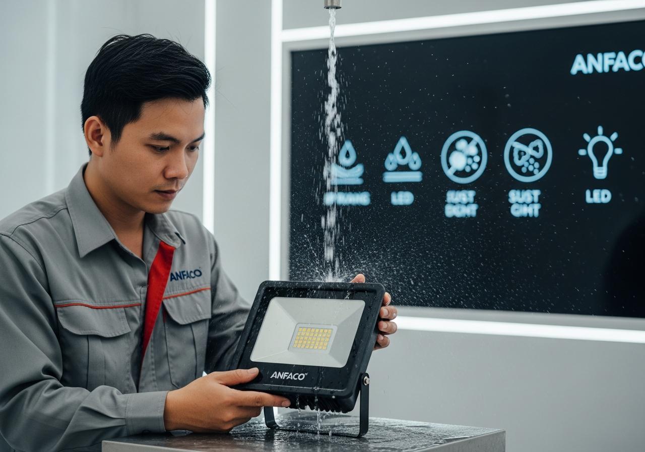 Chọn Mua Đèn LED Anfaco Chính Hãng Phù Hợp Với Môi Trường Lắp Đặt