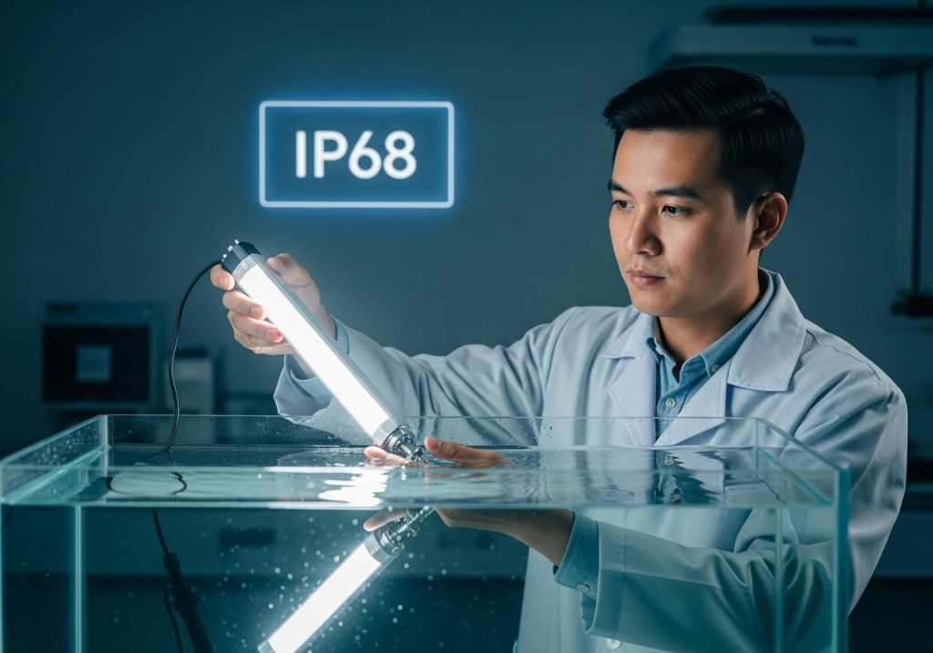 Tiêu chuẩn chống nước IP là gì? Ý nghĩa chỉ số IP 20 44, 54, 65, 67, 68 trên đèn LED?