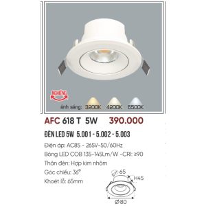 AFC 618 T LED 5W 5