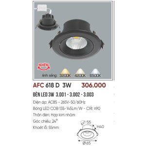 AFC 618 D LED 3W 3 AFC 618 D LED 3W 5