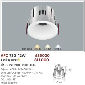 AFC 730 LED 12W - 1 màu 5