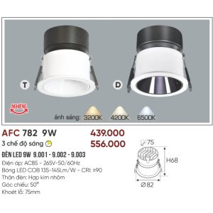 AFC 782 D LED 9W - 1 màu 5