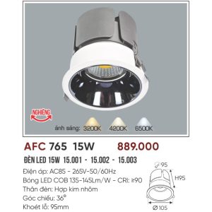 AFC 765 LED 15W 5