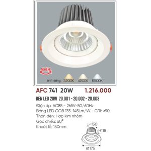 AFC 741 LED 20W 5