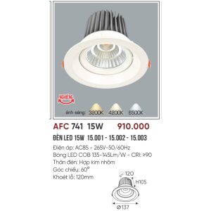 AFC 741 LED 15W 5
