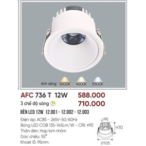 AFC 736 T LED 12W - 1 màu 5